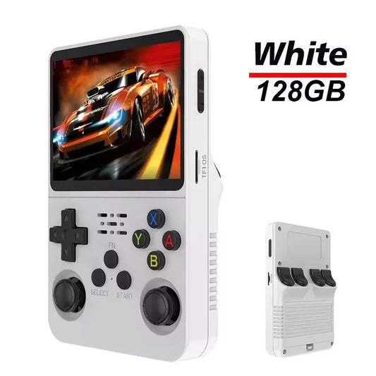 R36S Handheld Game Console 3.5Inch IPS Screen 128G Classic Retro Games Consoles Arkos System Portable Pocket Video Game Player